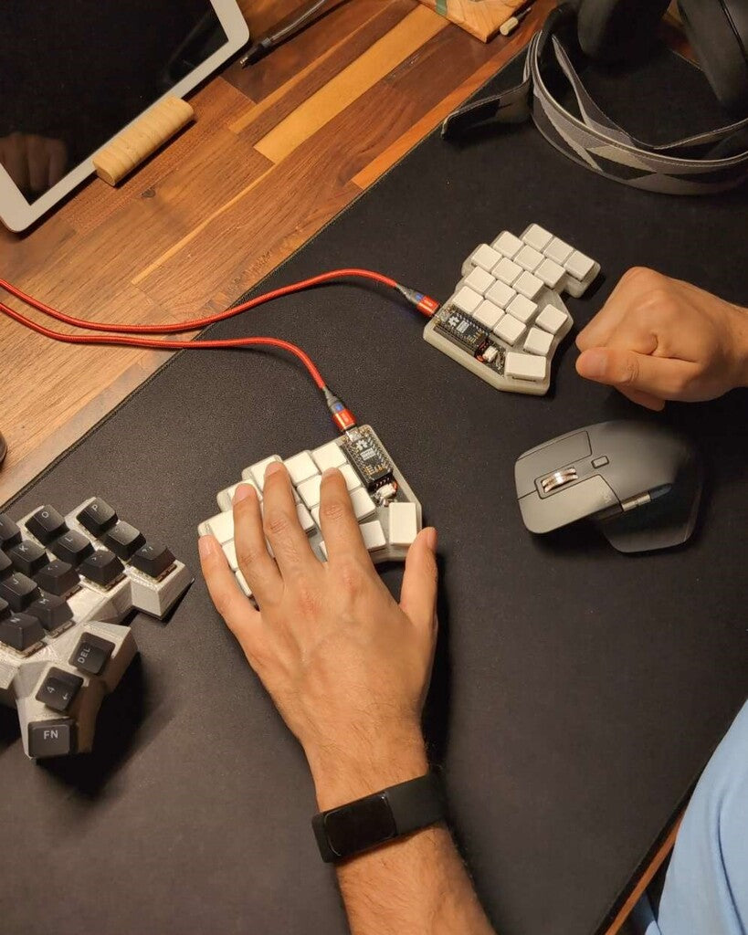 mechanical ergonomic split keyboard chocofi