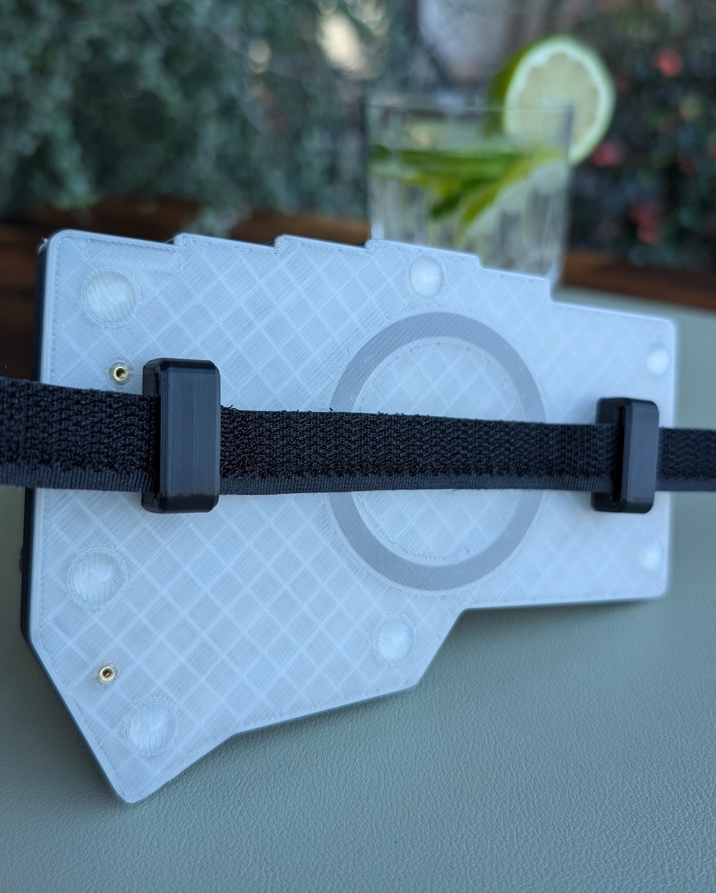 mechanical ergonomic split keyboard strap velcro adapter