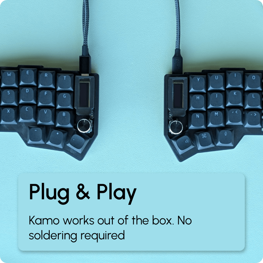 mechanical ergonomic split keyboard plug play
