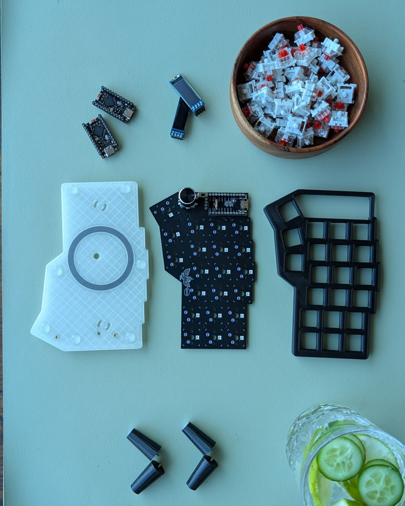 mechanical split keyboard components